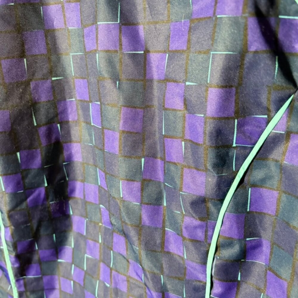 Columbia Omni-Heat Ski Jacket Purple Geometric Winter Coat Women S - Picture 8 of 12